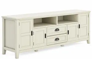 Burlington - 72" TV Media Stand - Antique White