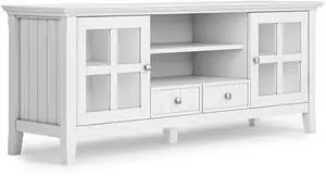 Acadian - 60" TV Media Stand - White