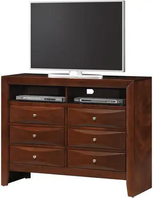 Marilla G1550-TV2 Media Chest , Cherry