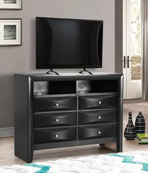 Marilla G1500-TV2 Media Chest , Black