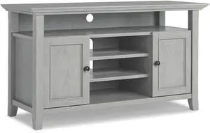 Amherst 54 inch Solid Wood TV Media Stand in Fog Grey