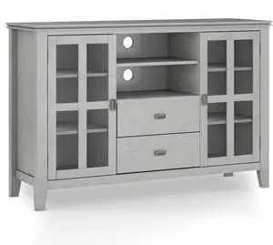 Artisan - Tall TV Media Stand - Fog Grey