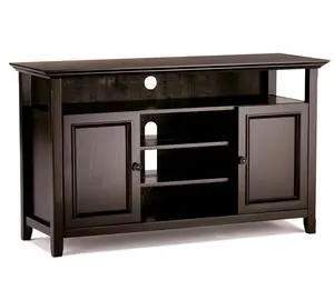 Amherst 54 inch Solid Wood TV Media Stand in Hickory Brown