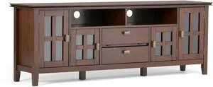 Artisan - 72" TV Media Stand - Russet Brown