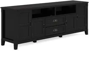 Burlington - 72" TV Media Stand - Black