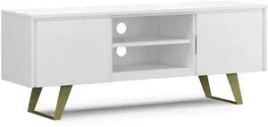 Lowry - TV Media Stand - White