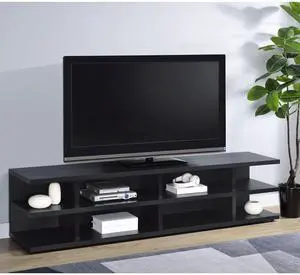 Starnes Black 78-inch 2-tier TV Stand