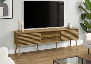 Tv Stand, 72 Inch, Media Entertainment Center, Storage Cabinet, Console, Storage Shelves, Bedroom, Living Room, Walnut Laminate, Contemporary, Modern Tv Stand, 72 Inch, Media Entertainment Center, Storage Cabinet, Console, Storage Shelves, Bedroom, Living Room, Walnut Laminate, Contemporary, Modern