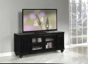 Ferla  Black Finish TV Stand