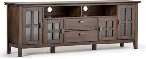 Artisan - 72" TV Media Stand - Natural Aged Brown