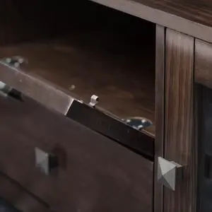 Cosmopolitan - 72" Wide TV Media Stand - Mahogany Brown