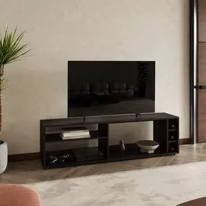 Tv Stand, 6 Shelves, 60" TV Capacity