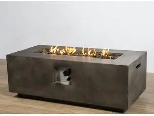 Concrete Propane/Natural Gas Fire Pit Table