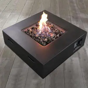 Fiber Reinforced Concrete Propane Gas Fire Pit table