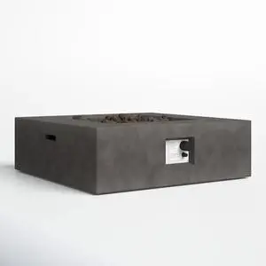 12" H Concrete Outdoor Fire Pit Table