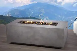 Concrete Propane/Natural Gas Fire Pit Table