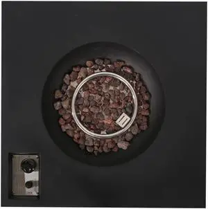 RODEO SQUARE MGO FIRE PIT TOP 40,000BTU TANK INSIDE