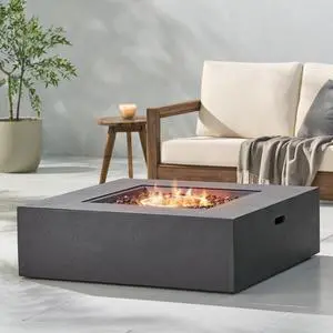 50 000 BTU SQUARE MGO FIRE TABLE TANK OUTSIDE