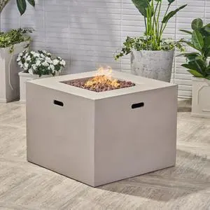 AIDAN 31" SQUARE FIRE PIT - 40,000 BTU