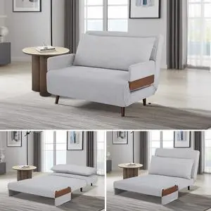 Sven Sofa Bed 3 in 1 Upholstered Accent Chair Bed-Convertible Sleeper Sofa Chair