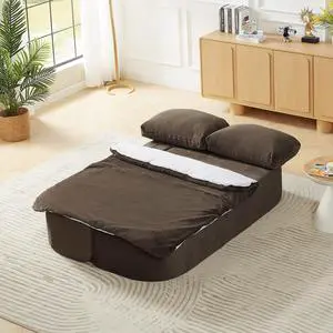 Convertible Sleeper Sofa, Modern Folding Futon Floor Foam Compression Sofa Bed Couch for Living Room Bedroom Apartment Convertible Sleeper