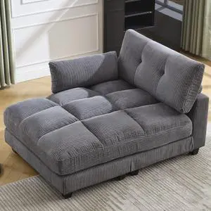 UNITED WE WIN Sleeper Sofa Couch Bed,Oversized Chaise Lounge Chair Cozy Cloud Couch