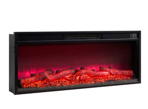 30'' Electric Fireplace Inserts, Recessed & Built in Wall Electric Fireplace Heater with Fire Crackling Sound, Adjustable Top Light & Flame Speed, Overheating Protection, 750/1500W Black 30'' Electric Fireplace Inserts, Recessed & Built in Wall Electric Fireplace Heater with Fire Crackling Sound, Adjustable Top Light & Flame Speed, Overheating Protection, 750/1500W Black