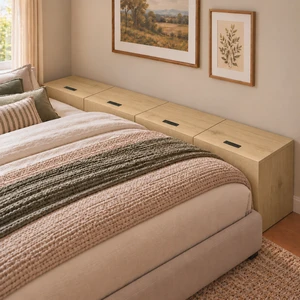 19" x 11" x 15" Modular Wooden Storage Cabinet, LiftTop Storage Bench Suitable for Placement in Narrow Spaces, Combinable Multiple Units Storage Chest for Bedroom, Living Room, Entryway-Natural Wood 19" x 11" x 15" Modular Wooden Storage Cabinet, LiftTop Storage Bench Suitable for Placement in Narrow Spaces, Combinable Multiple Units Storage Chest for Bedroom, Living Room, Entryway-Natural Wood