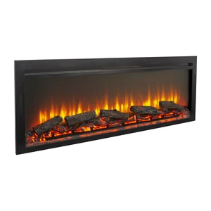 54 inch in wall recessed electric fireplace with remote and multi color flame & emberbed 54 inch in wall recessed electric fireplace with remote and multi color flame & emberbed
