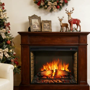 28 inch electric fireplace insert, ultra thin heater with log set & realistic flame, remote control with timer, overheating protection(Only the fireplace) 28 inch electric fireplace insert, ultra thin heater with log set & realistic flame, remote control with timer, overheating protection(Only the fireplace)