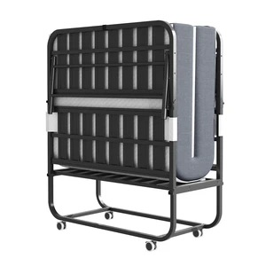 75" x 38" Inch Extra Long Folding Bed for Tall People, Heavy-Duty 450lbs Capacity Rollaway Guest Bed with 5" Memory Foam Mattress, Portable Space Saving Twin Size Bed 75" x 38" Inch Extra Long Folding Bed for Tall People, Heavy-Duty 450lbs Capacity Rollaway Guest Bed with 5" Memory Foam Mattress, Portable Space Saving Twin Size Bed