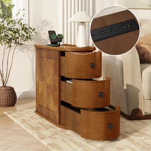 End Table with Charging Station, Sofa Side Table with Drawers, No Assembly Required, Expect Arrival Date (2025/5/27) End Table with Charging Station, Sofa Side Table with Drawers, No Assembly Required, Expect Arrival Date (2025/5/27)