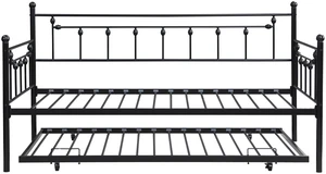 Daybed with trundle BLACK
