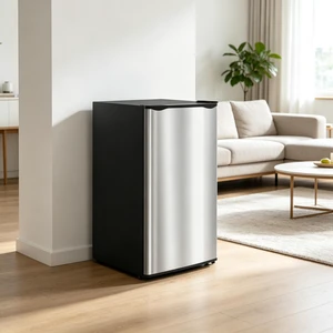 Upright Refrigerator,Compact Single-Door Mini Fridge,Modern Compact Fridge,for Dorms, Offices or Small Kitchens Upright Refrigerator,Compact Single-Door Mini Fridge,Modern Compact Fridge,for Dorms, Offices or Small Kitchens