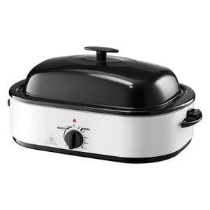 Roaster Oven, 18QT Electric Roaster Oven, 150-450 Adjustable Temperature Electric Roasting Pan, Multifunctional Electric Roasters Oven with Self-Basting Lid, Removable Pan and Rack for Holiday Roaster Oven, 18QT Electric Roaster Oven, 150-450 Adjustable Temperature Electric Roasting Pan, Multifunctional Electric Roasters Oven with Self-Basting Lid, Removable Pan and Rack for Holiday