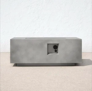 Concrete Propane Outdoor Fire Pit Table(Gray Concrete) Concrete Propane Outdoor Fire Pit Table(Gray Concrete)