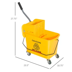 Mop Bucket with Wringer Compact Mop Bucket(Only Including 1pcs Bucket) Mop Bucket with Wringer Compact Mop Bucket(Only Including 1pcs Bucket)