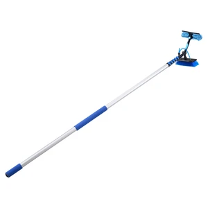 Solar Panel Cleaning Kit, 39 ft, Water Fed Pole Kit with Cleaning Brush, Soap Dispenser, Extendable Aluminum Telescopic Pole, 180° Rotatable Brush Head, for Roof Mounted Solar Panels, Windows Solar Panel Cleaning Kit, 39 ft, Water Fed Pole Kit with Cleaning Brush, Soap Dispenser, Extendable Aluminum Telescopic Pole, 180° Rotatable Brush Head, for Roof Mounted Solar Panels, Windows