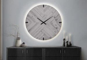 Clocks, 30" Round, Large Oversized, Wall Clock, Grey, Contemporary, Modern Clocks, 30" Round, Large Oversized, Wall Clock, Grey, Contemporary, Modern