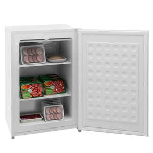 HOMCOM Upright Freezer, 3.0 Cubic Feet Compact Mini Freezer with Reversible Single Door and Adjustable Thermostat, Small freezer for Home, Dorm, Apartment, Home Office, White HOMCOM Upright Freezer, 3.0 Cubic Feet Compact Mini Freezer with Reversible Single Door and Adjustable Thermostat, Small freezer for Home, Dorm, Apartment, Home Office, White