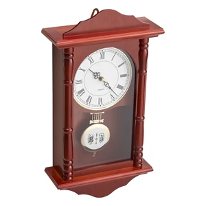 Grandfather Clock Vintage Pendulum Wall Clock 18 in with Quartz Movement Grandfather Clock Vintage Pendulum Wall Clock 18 in with Quartz Movement