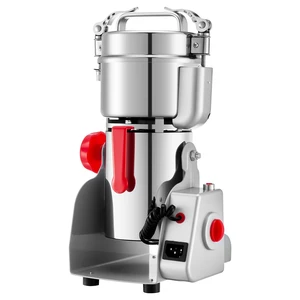 300g Electric Grain Mill Grinder, 1500W 28000RPM High Speed Spice Corn Dry Grinding Machine, Stainless Steel Pulverizer Powder Machine for Dried Grains Coffee Beans Spices Nuts (270° Swing Type) 300g Electric Grain Mill Grinder, 1500W 28000RPM High Speed Spice Corn Dry Grinding Machine, Stainless Steel Pulverizer Powder Machine for Dried Grains Coffee Beans Spices Nuts (270° Swing Type)
