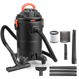 3-in-1 Shop Vac, 8 Gallon Wet Dry Shop Vacuum, 4.5 Peak HP Portable Vacuum Cleaner with Blower, Dual-Filter, 1350W Input Power, 1.25in x 7ft Hose, 9.8ft Cord for Jobsite, Workshop, Garage, Home 3-in-1 Shop Vac, 8 Gallon Wet Dry Shop Vacuum, 4.5 Peak HP Portable Vacuum Cleaner with Blower, Dual-Filter, 1350W Input Power, 1.25in x 7ft Hose, 9.8ft Cord for Jobsite, Workshop, Garage, Home