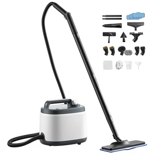 Steam Cleaner, 51 oz Tank, Steamer for Cleaning with 19 Accessories, Extended Power Cord and Hose, Portable Handle, Fast Heating, Powerful Canister Steam Cleaner for Home, Car Detailing, Floors Steam Cleaner, 51 oz Tank, Steamer for Cleaning with 19 Accessories, Extended Power Cord and Hose, Portable Handle, Fast Heating, Powerful Canister Steam Cleaner for Home, Car Detailing, Floors