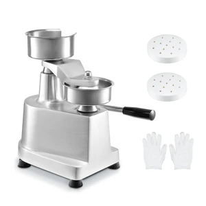 Commercial Burger Patty Maker, 130mm/5inch Hamburger Beef Patty Maker, Heavy Duty Food-Grade Stainless Steel Bowl Burger Press Machine, Kitchen Meat Forming Processor with 1000 Pcs Patty Papers Commercial Burger Patty Maker, 130mm/5inch Hamburger Beef Patty Maker, Heavy Duty Food-Grade Stainless Steel Bowl Burger Press Machine, Kitchen Meat Forming Processor with 1000 Pcs Patty Papers