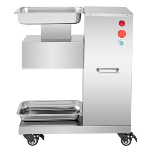 110V Commercial Meat Cutter Machine 1100LB/H Electric Meat Cutting Machine 750W Commercial Meat Slicer 3mm Blade Restaurant Food Slicer Stainless Steel For Kitchen Restaurant Supermarket 110V Commercial Meat Cutter Machine 1100LB/H Electric Meat Cutting Machine 750W Commercial Meat Slicer 3mm Blade Restaurant Food Slicer Stainless Steel For Kitchen Restaurant Supermarket