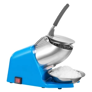 Ice Crusher Machine, 286lbs Per Hour Electric 4 Blades Snow Cone Maker, Stainless Steel Shaved Ice Machine with Bowl and Cover, 300W 2000RPM Ice-Shaver for Home and Commercial Use, Blue Ice Crusher Machine, 286lbs Per Hour Electric 4 Blades Snow Cone Maker, Stainless Steel Shaved Ice Machine with Bowl and Cover, 300W 2000RPM Ice-Shaver for Home and Commercial Use, Blue