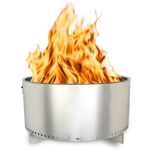 27-inch smokeless stove with a handle, a cross base, a fire-gathering plate and a storage bag 27-inch smokeless stove with a handle, a cross base, a fire-gathering plate and a storage bag