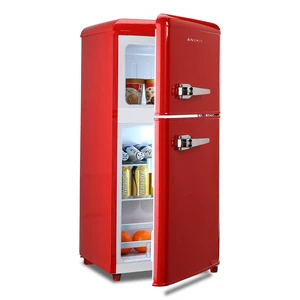 3.5Cu.Ft Compact Refrigerator Mini Fridge with Freezer, Small Refrigerator with 2 Door, 7 Level Thermostat Removable Shelves for Kitchen, Dorm, Apartment, Bar, Office, Red 3.5Cu.Ft Compact Refrigerator Mini Fridge with Freezer, Small Refrigerator with 2 Door, 7 Level Thermostat Removable Shelves for Kitchen, Dorm, Apartment, Bar, Office, Red