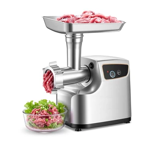 Electric Meat Grinder, 5 Lbs/Min Capacity, #8 Meat Mincer with 3 Grinding Plates, 3 Sausage Stuffing Tubes & Kubbe Kit, 700W/0.77HP Sausage Stuffer Maker for Home Kitchens, ETL Listed Electric Meat Grinder, 5 Lbs/Min Capacity, #8 Meat Mincer with 3 Grinding Plates, 3 Sausage Stuffing Tubes & Kubbe Kit, 700W/0.77HP Sausage Stuffer Maker for Home Kitchens, ETL Listed